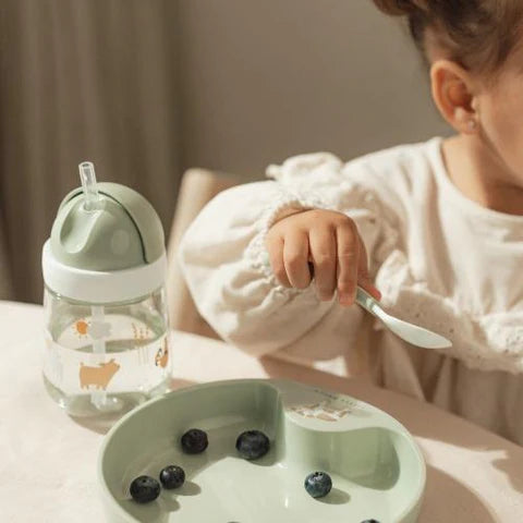 Borraccia con cannuccia 300 ml Little Farm