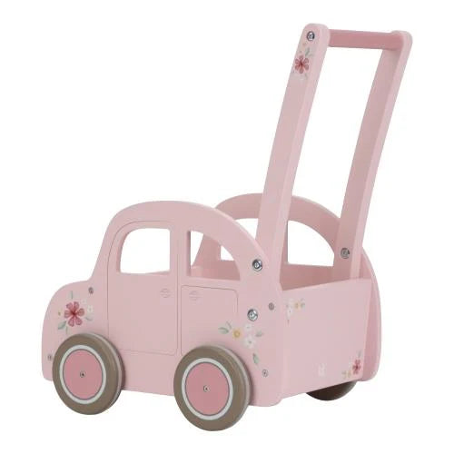 Carrellino primi passi macchina rosa