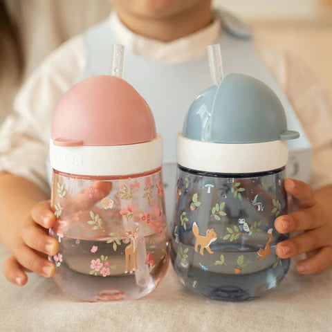 Borraccia con cannuccia 300 ml Forest Friends