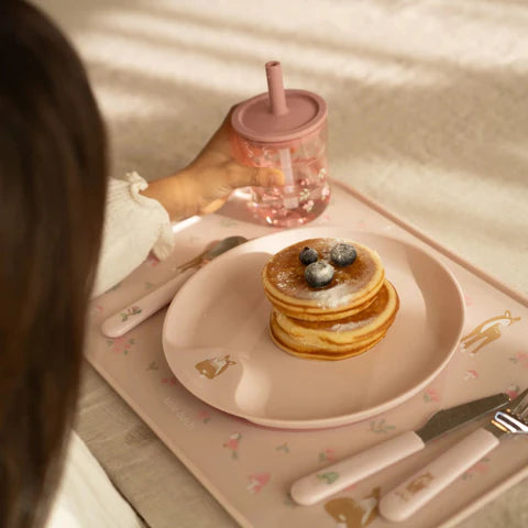 Bicchiere con cannuccia 250 ml Fairy Garden