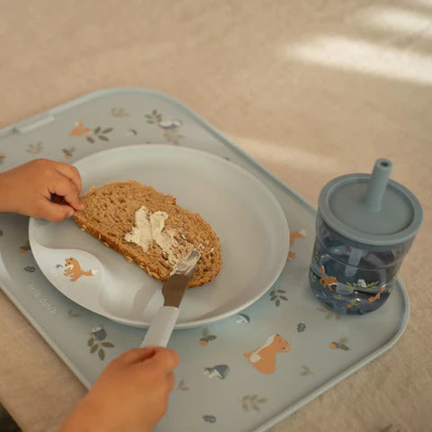 Bicchiere con cannuccia 250 ml Forest Friends