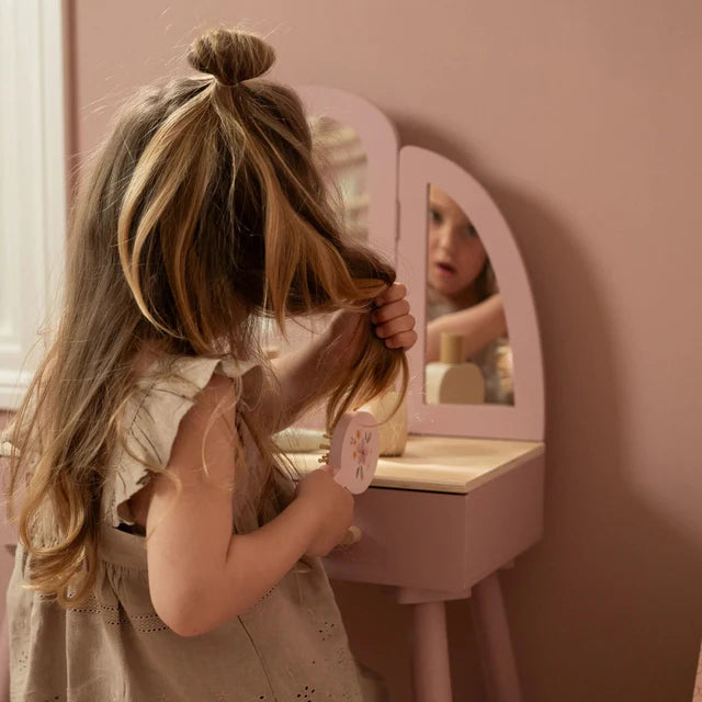 Tavolo vanity di legno