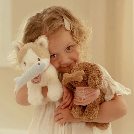 Peluche gatto Marley con trasportino