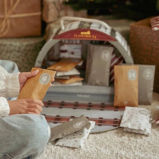 Calendario dell'avvento trenino natalizio