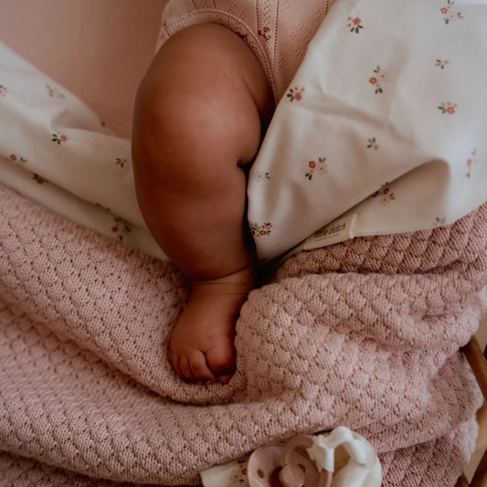 Coperta in maglia e teddy 70x100