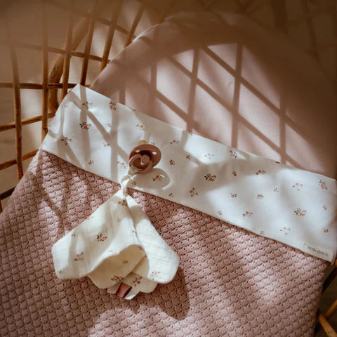 Coperta in maglia e teddy 70x100