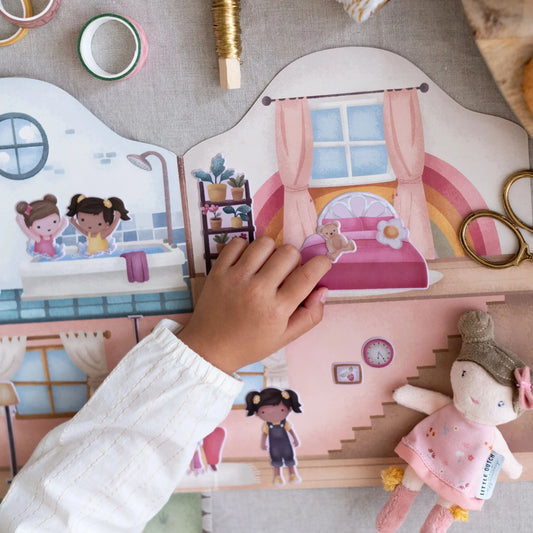 Libro con adesivi riutilzzabili Rosa