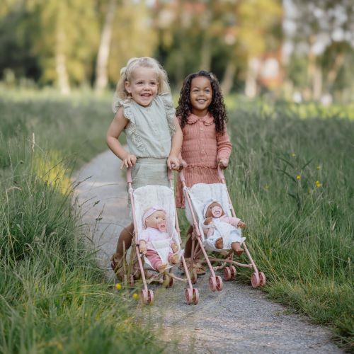 Passeggino di metallo per bambole