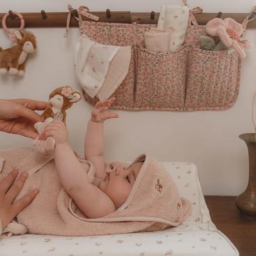 Accappatoio a triangolo ricamato