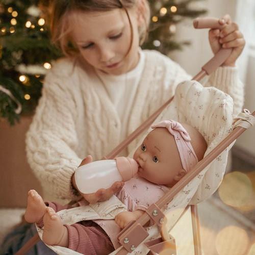 Passeggino di metallo per bambole