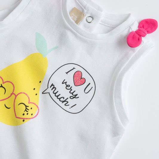 Canotta con fiocchetti Chicco