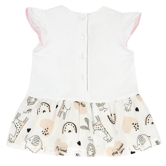 Vestito con stampa fantasia