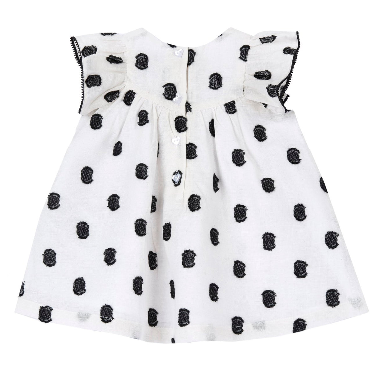 Vestito con dettagli ricamati