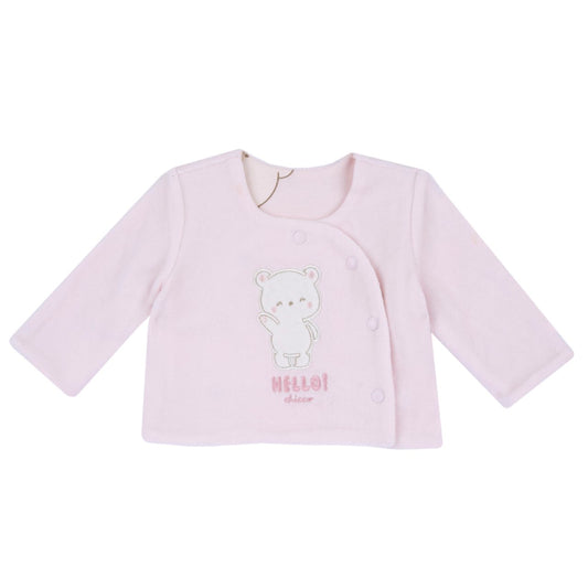 Cardigan reversibile in ciniglia Chicco