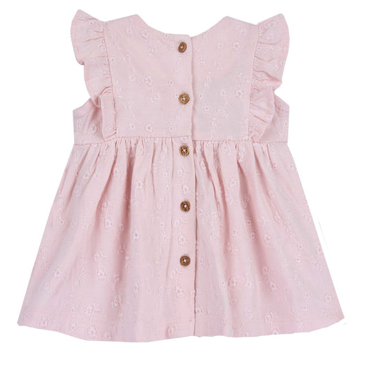 Abito con fiori ricamati