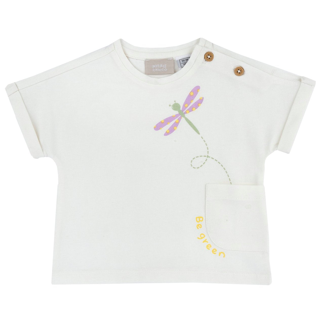 T-shirt con stampa fantasia