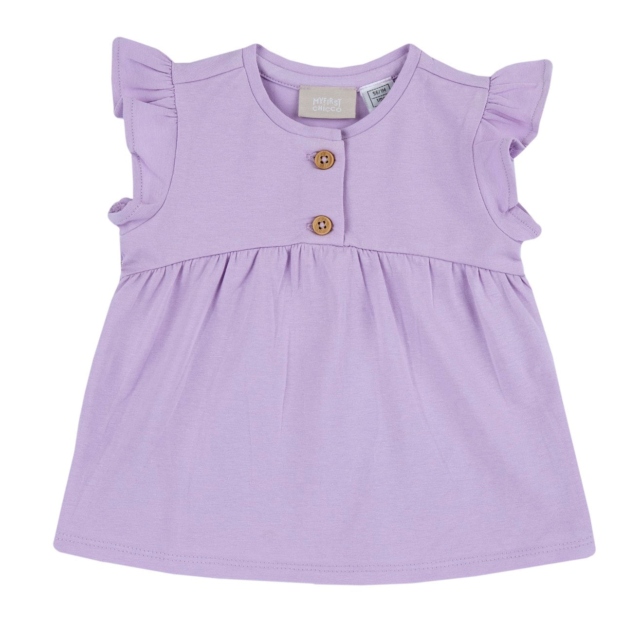 T-shirt con manica ad aletta