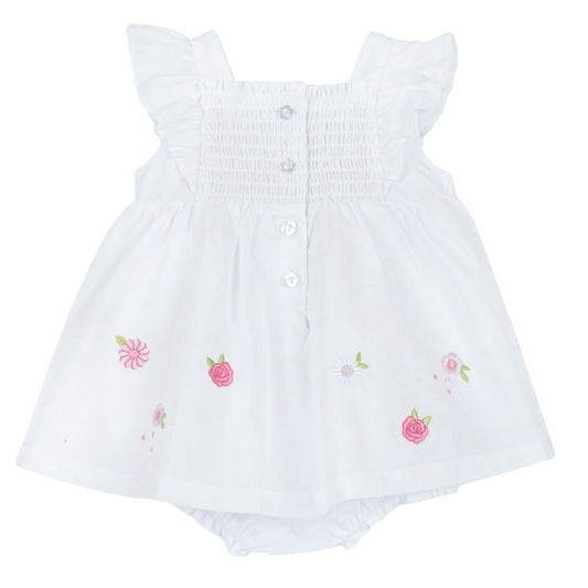 Pagliaccetto con ricamo fiori