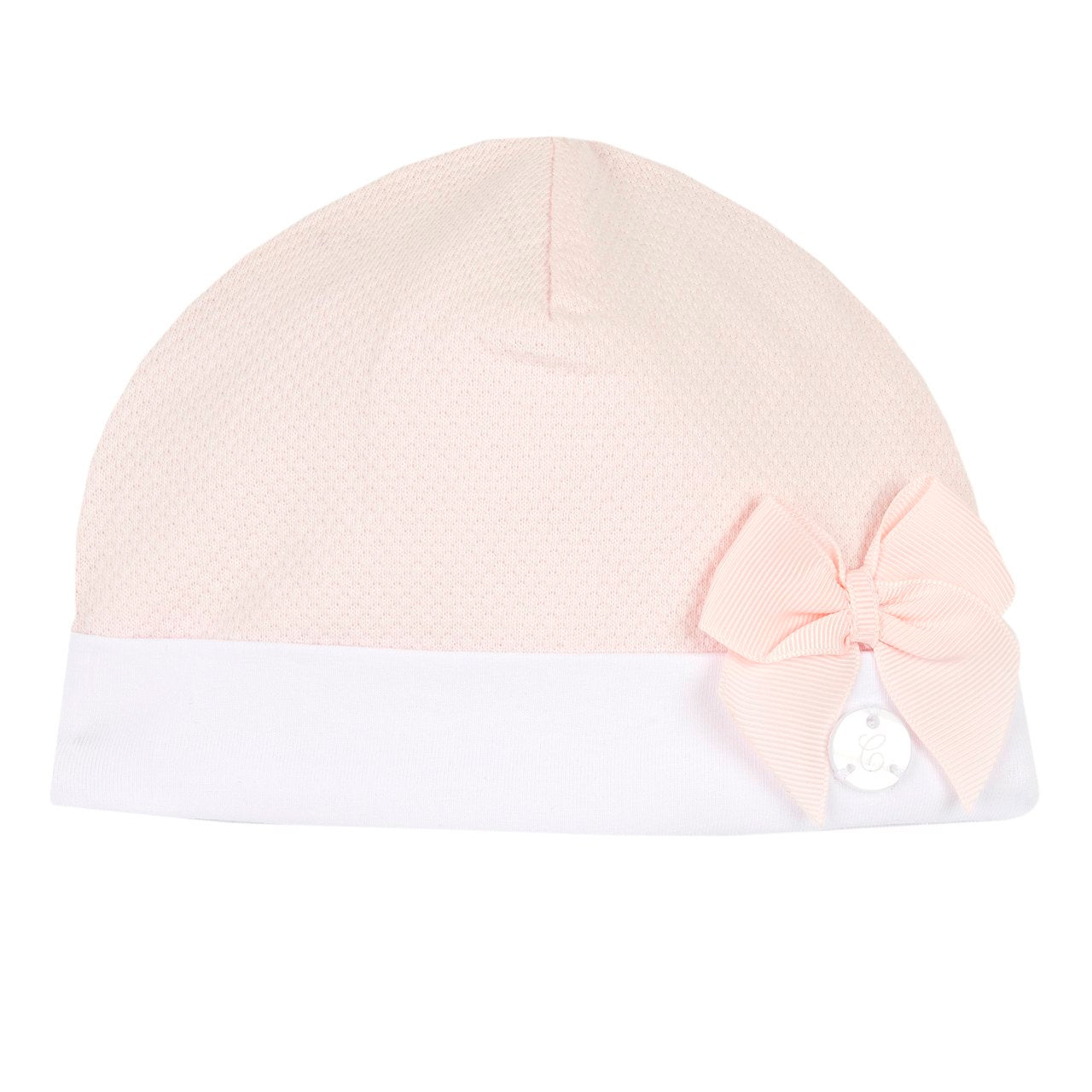 Cappello con fiocchetto chicco