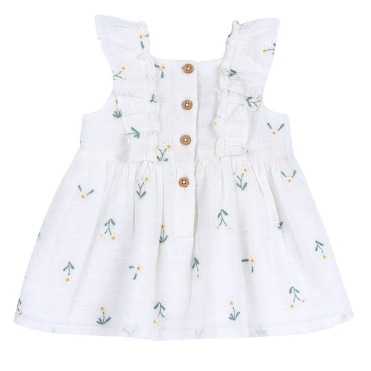 Abito di garza con fiorellini