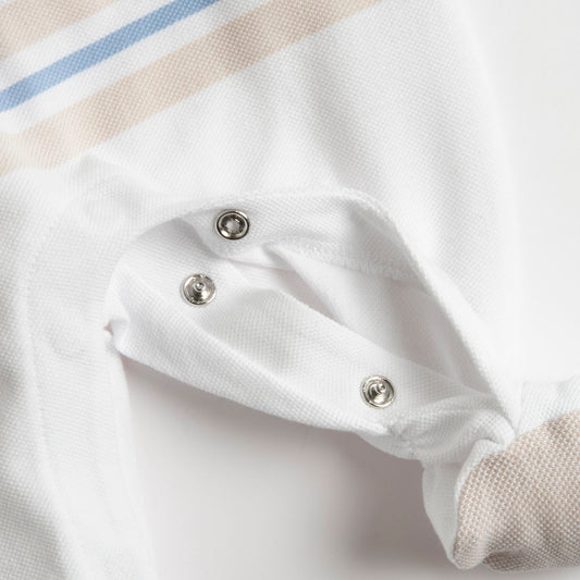 Tutina in piquet girocollo