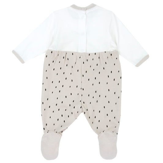 Tutina tessuto combinato