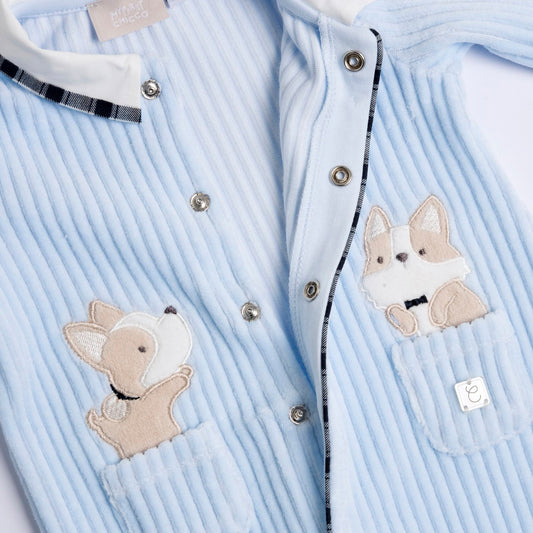 Tutina in ciniglia a coste Chicco