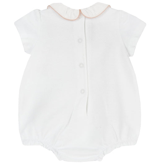 Pagliaccetto corto ricamato