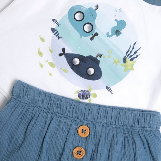 Completo t-shirt e pantaloncini