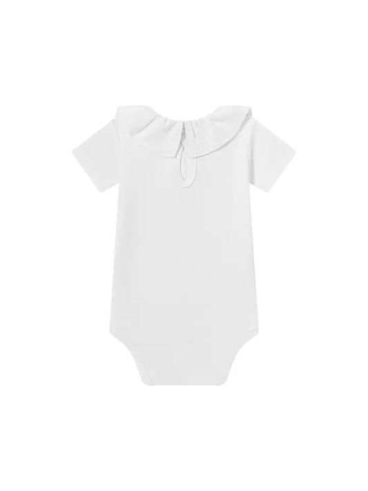 Body con collo a balze