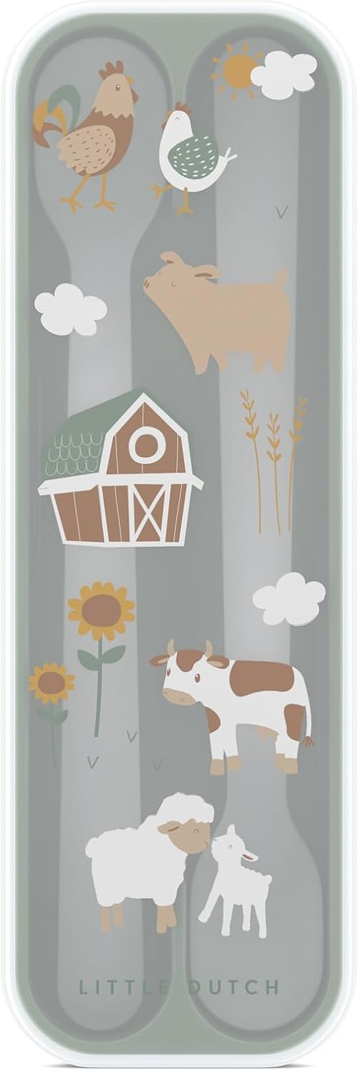 Set due cucchiai lunghi Little Farm
