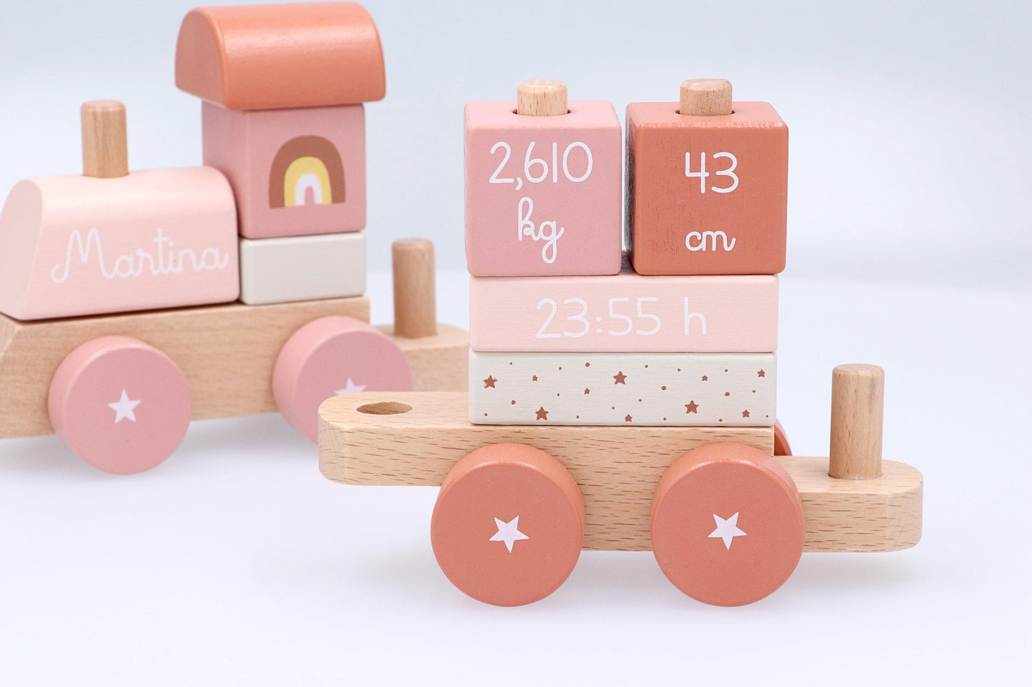 Trenino in legno Monneka sunset (senza personalizzazione)