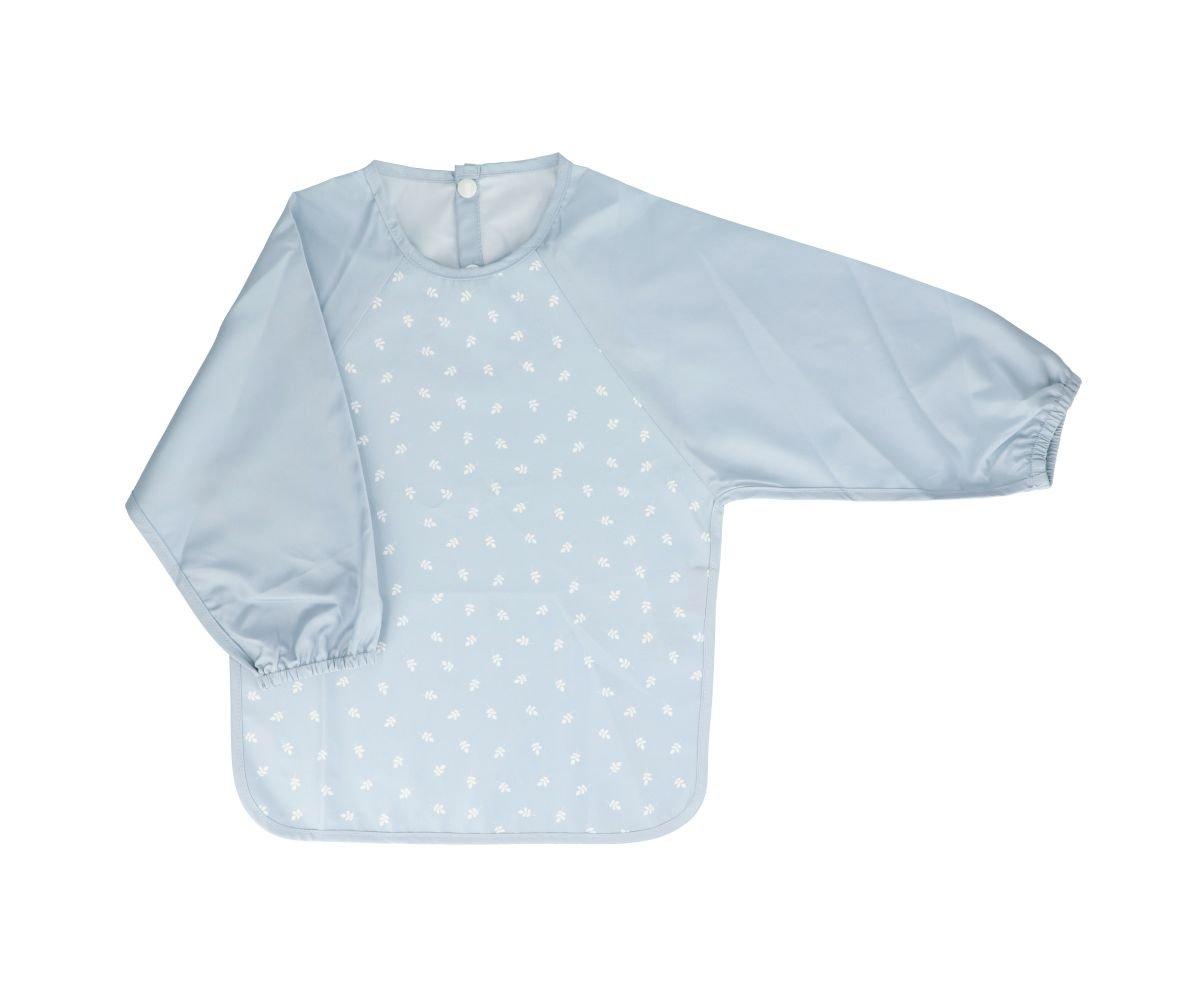 Bavaglio con maniche impermeabile azzurro