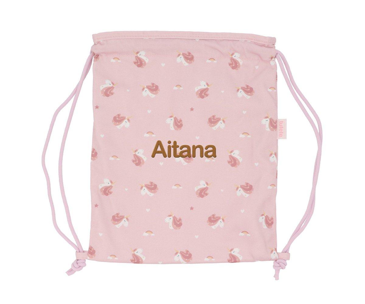 Sacca-zaino Tela Tutete Magical Unicorn Personalizzabile