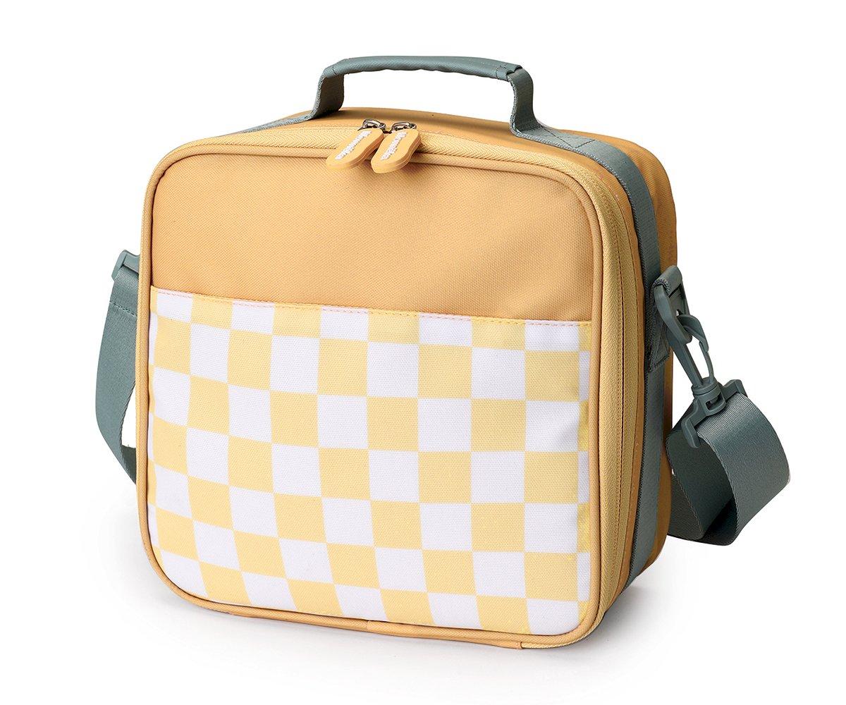Borsa Termica Rigida Yellow Chess Personalizzabile