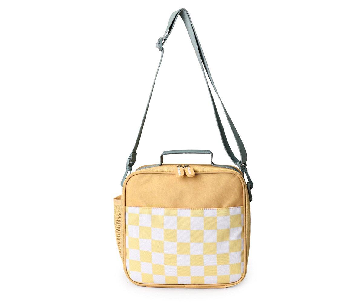 Borsa Termica Rigida Yellow Chess Personalizzabile