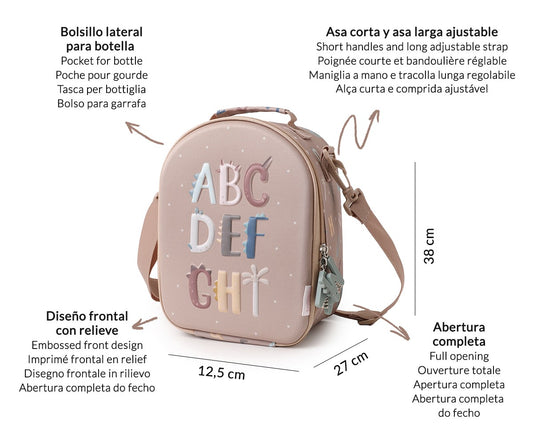 Borsa Termica 3D Tutete Funny Letters Personalizzabile