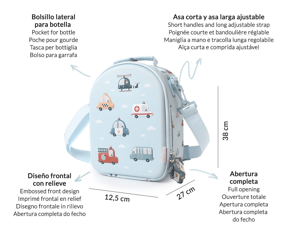 Borsa Termica 3D Tutete City Cars Personalizzabile