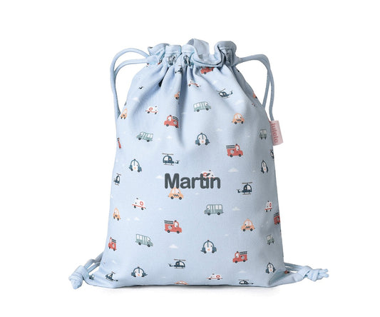 Sacca-Zaino Tela Tutete City Cars Personalizzabile