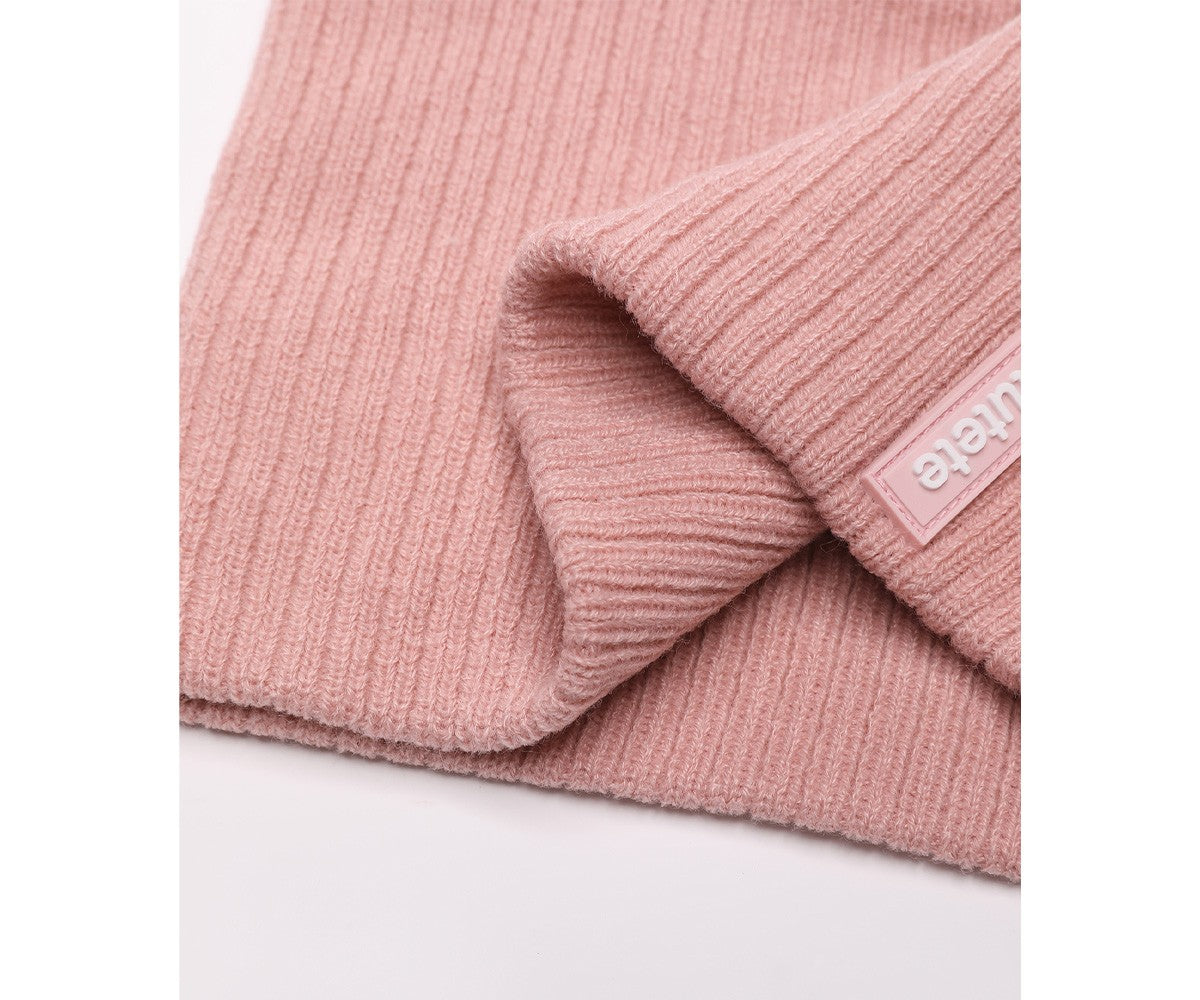 Winter Set Berretto, Guanti, Scaldacollo rosa