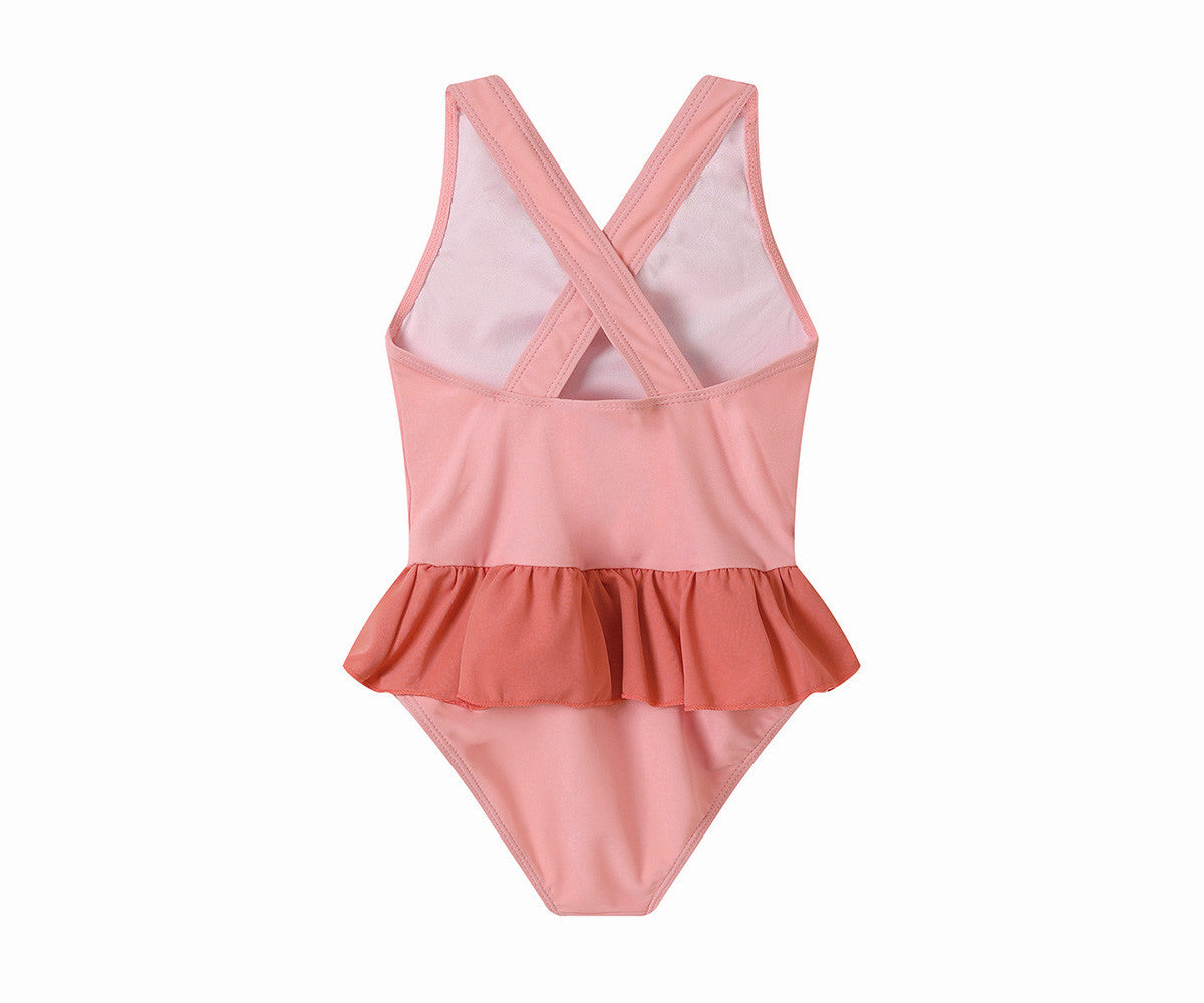 Costume Intero Incrociato con volant Stripes Bloom & Blush