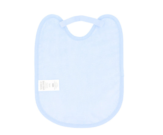 Bavaglio Spugna Plastificato Asilo Blue