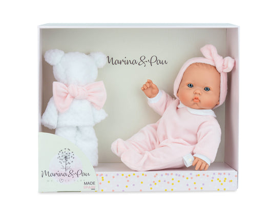 Bambola Betty Teddy con coperta
