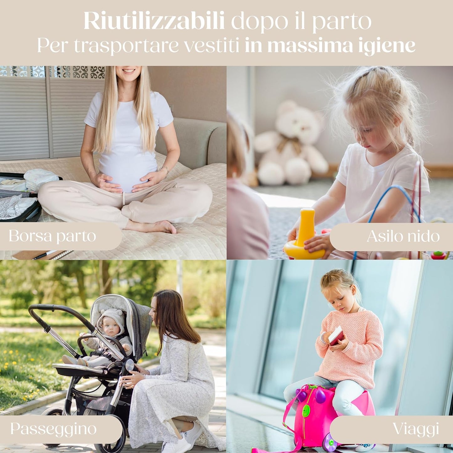 Bustine corredino nascita Teddy