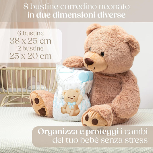 Bustine corredino nascita Teddy