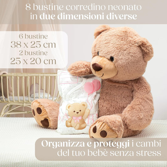 Bustine corredino nascita Teddy