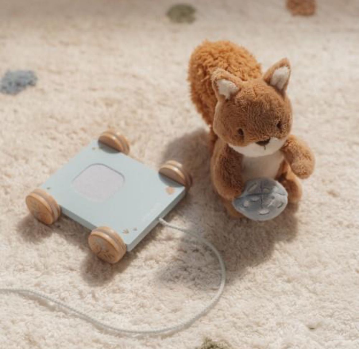 Scoiattolo peluche da trainare