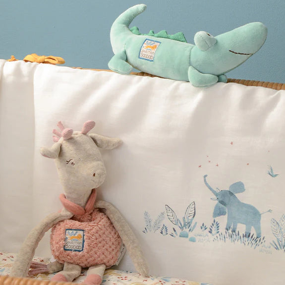 Doudou sonaglio giraffa Bibiscus