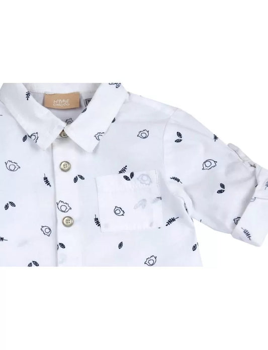 Camicia con stampa fantasia