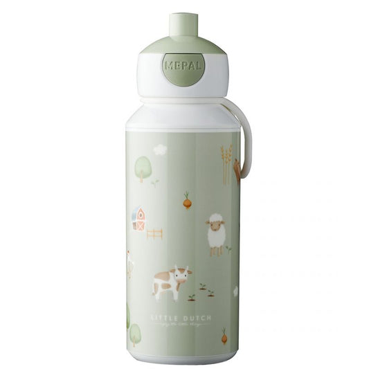Borraccia pop-up 400 ml Little Farm